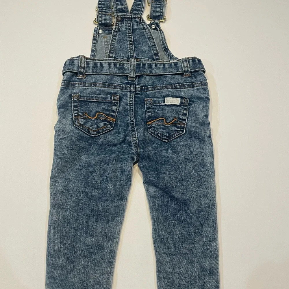 7 For All Mankind Kids Denim Overalls